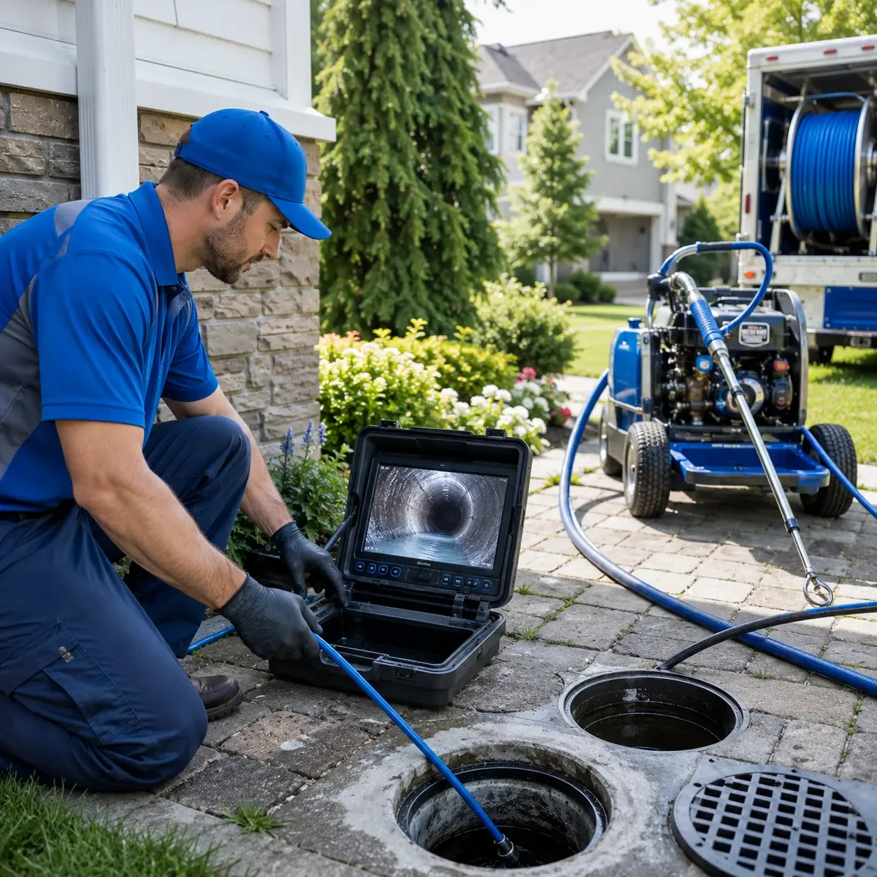 Outdoor drain cleaning professionals serving Malaga, NJ